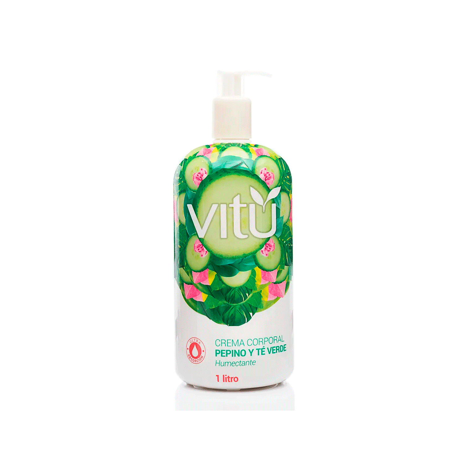 Crema Corporal Vitú Pepino Te Verde 1Lt 1