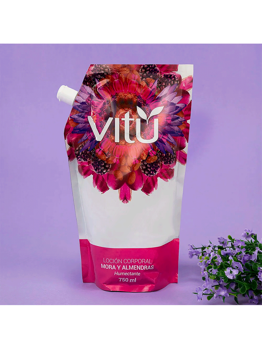 Locion Corporal Vitú Doypack Mora 750 ml 2