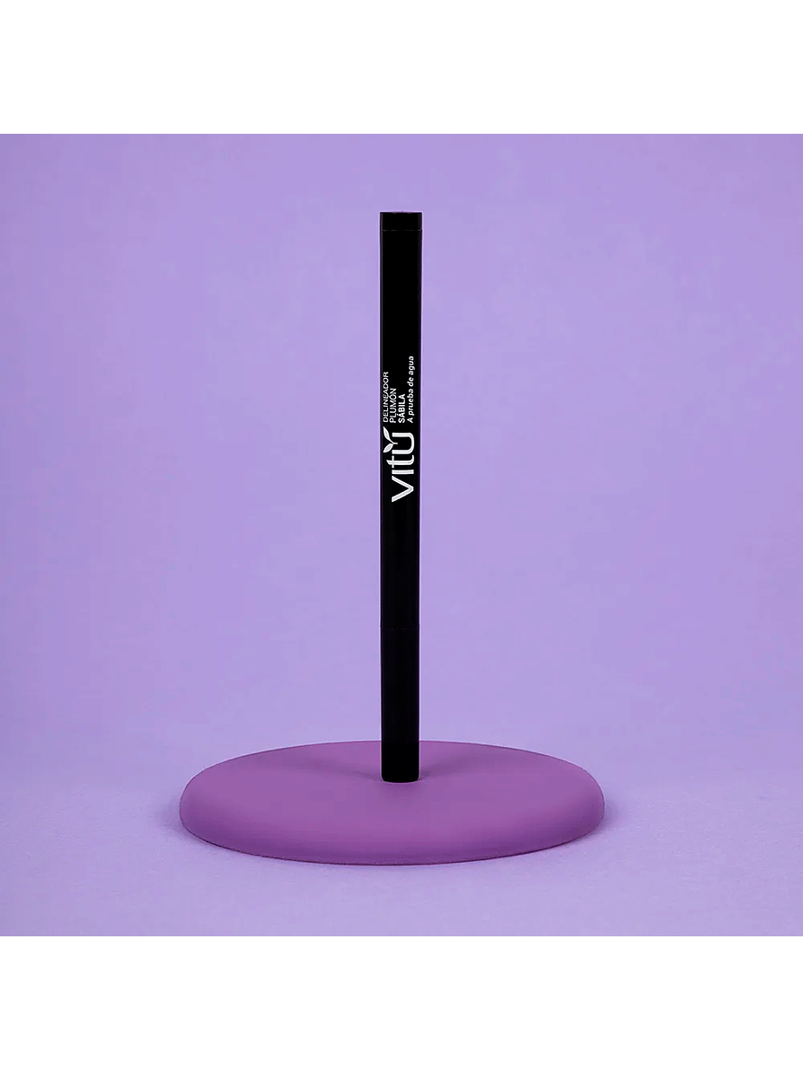 Delineador Liquido Ojos Vitú Tono Negro 1.5 ml 2