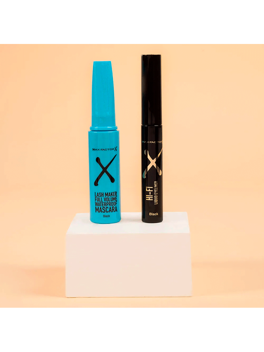 Kit Promo Pestañina Full Volumen Max Tono + Delineador a prueba de agua 2