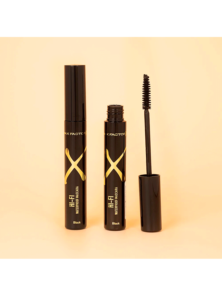 Kit Prom Pestañina Hi Fi Max Factor tono negro 12 ml x 2 unidades 2