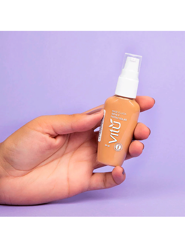 Base Vitú Fluida soya y filtro solar tono 03 nuez 2