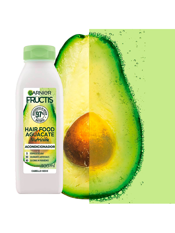 Acondicionador Fructis Hair Food Aguacate 300 ml 2