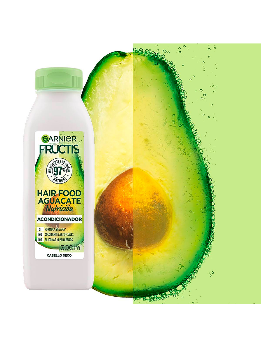 Acondicionador Fructis Hair Food Aguacate 300 ml 2