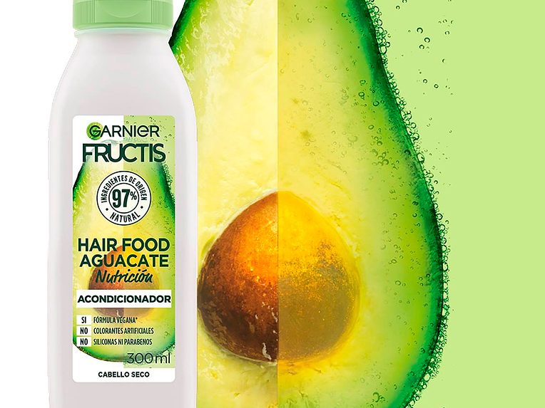 Acondicionador Fructis Hair Food Aguacate 300 ml 2