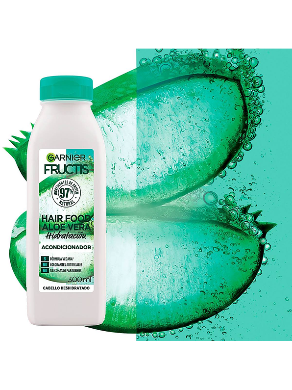 Acondicionador Fructis Hair Food Aloe 300 ml 2
