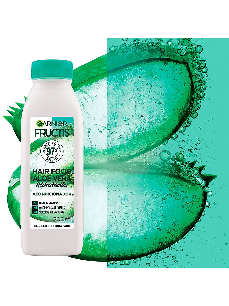 Acondicionador Fructis Hair Food Aloe 300 ml 2