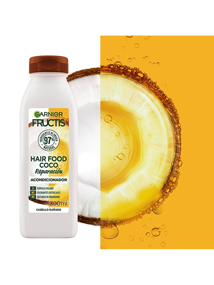 Acondicionador Fructis Hair Food Coco 300 ml 2