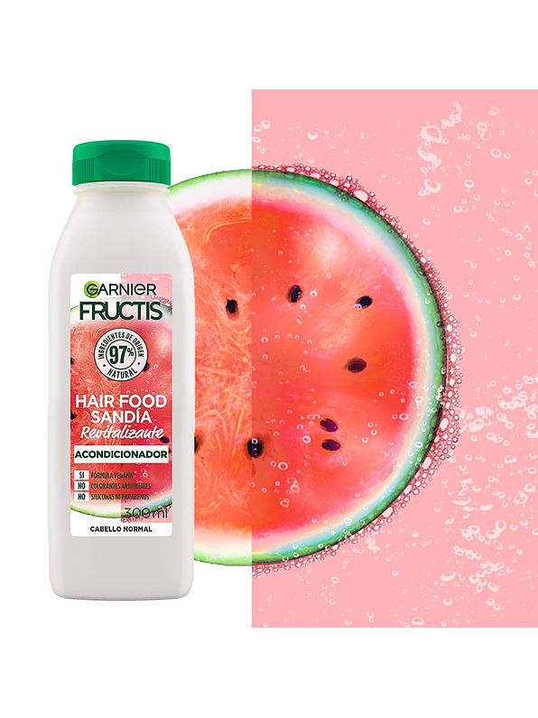 Acondicionador Fructis Hair Food Sandia 300 ml 2