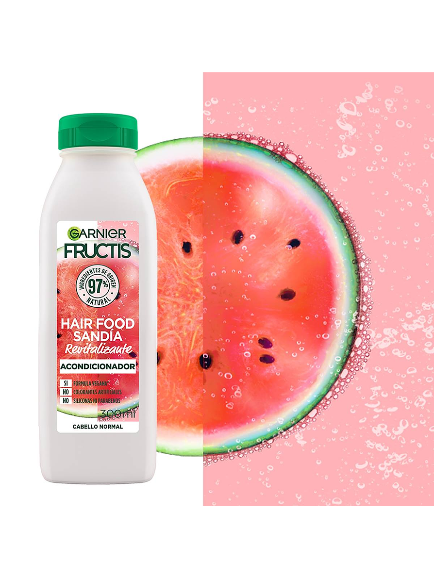 Acondicionador Fructis Hair Food Sandia 300 ml 2