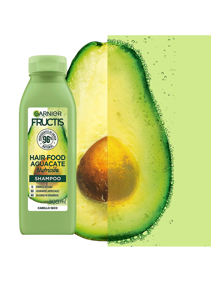 Shampoo Fructis Hair Food Aguacate 300 ml 2