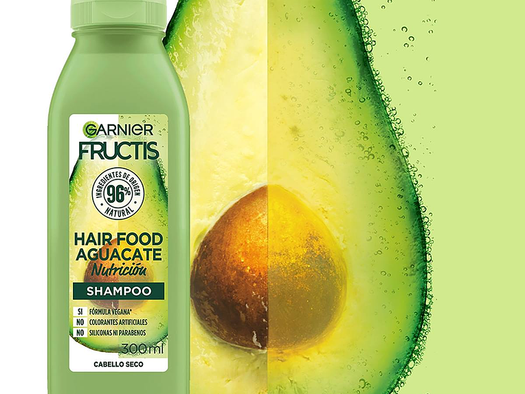 Shampoo Fructis Hair Food Aguacate 300 ml 2