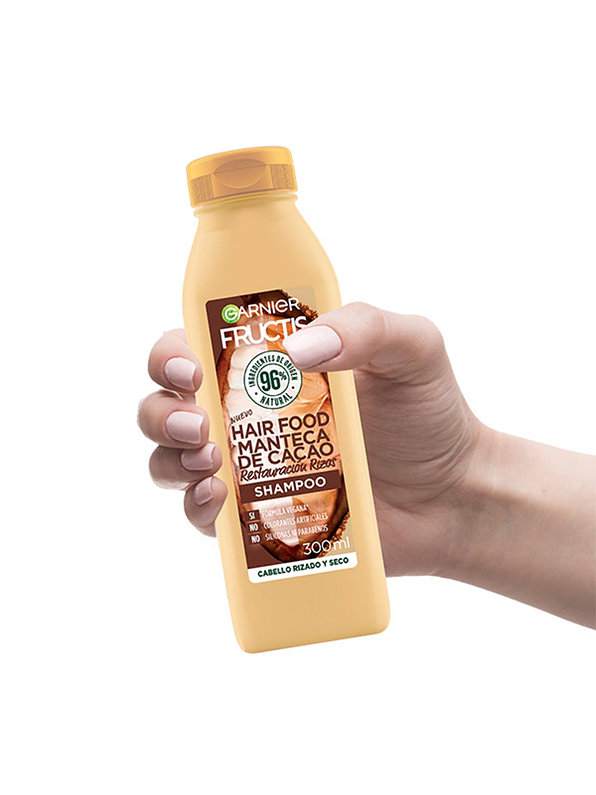 Shampoo Fructis Hair Food Cacao 300 ml 3