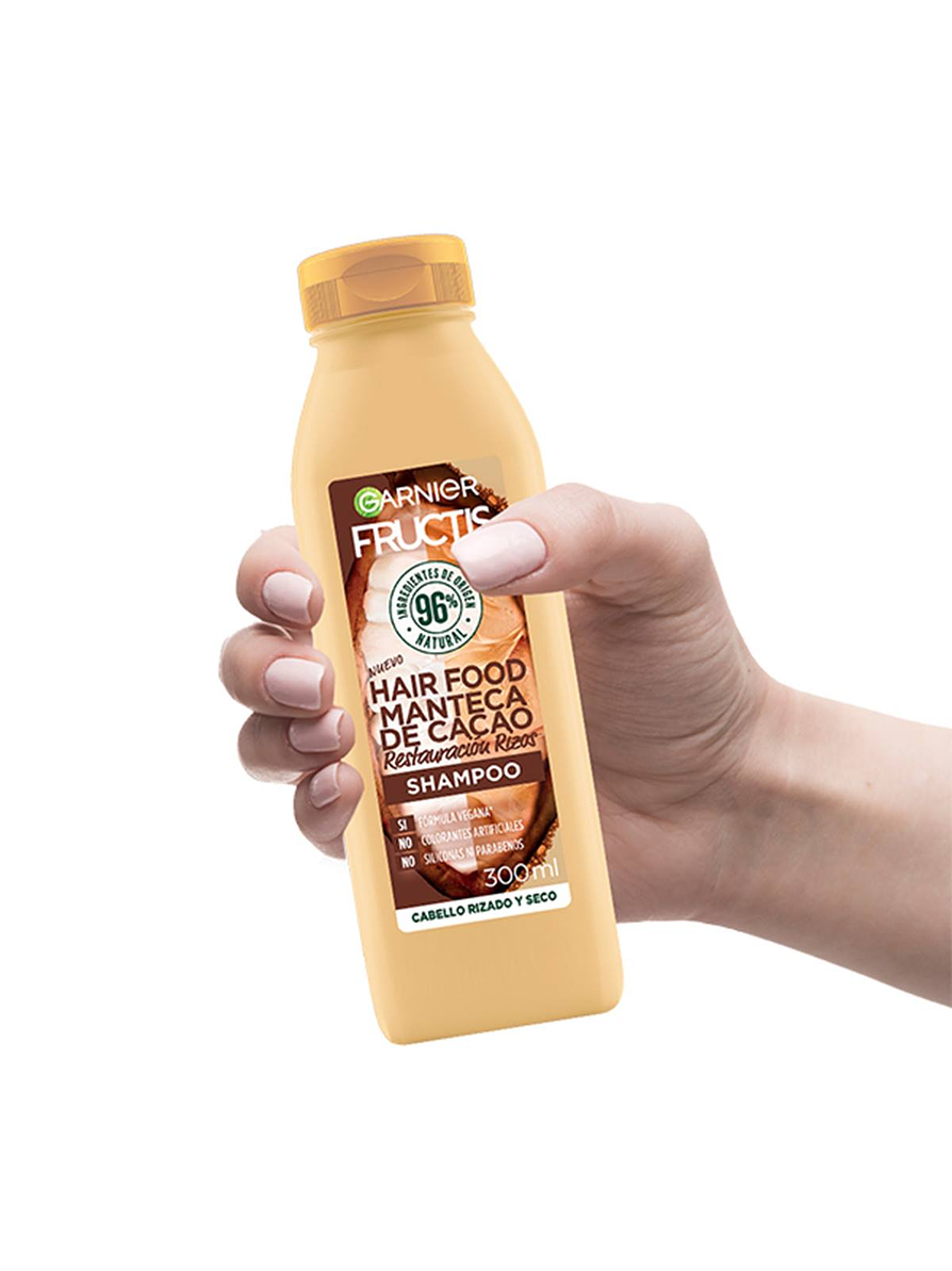Shampoo Fructis Hair Food Cacao 300 ml 3