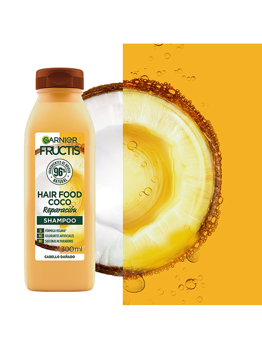 Shampoo Fructis Hair Food Coconut 300 ml 2