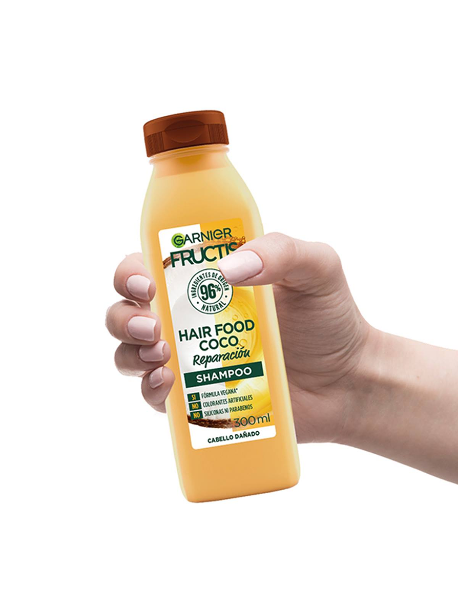 Shampoo Fructis Hair Food Coconut 300 ml 3