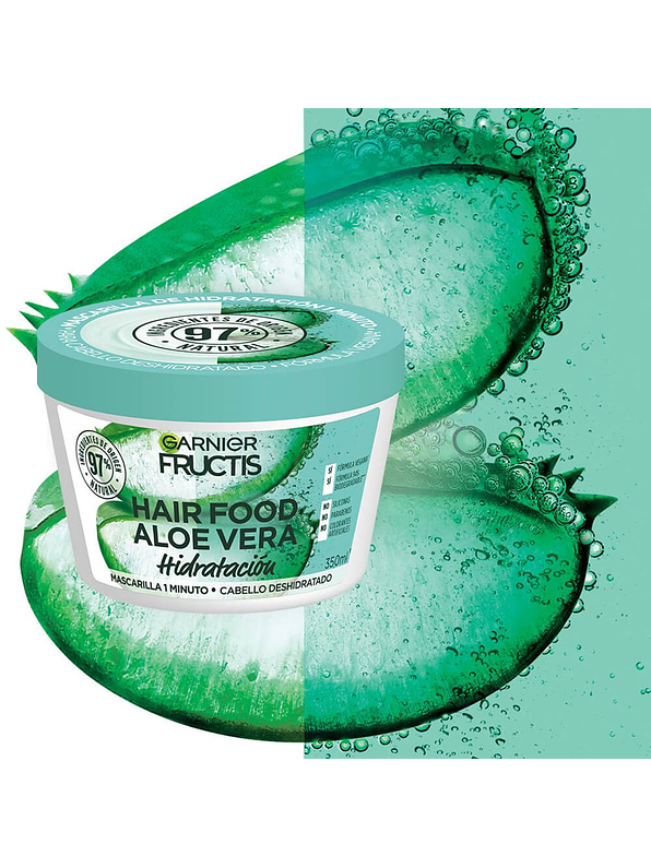 Mascarilla Capilar Fructis Hair Food Aloe 350 ml 2