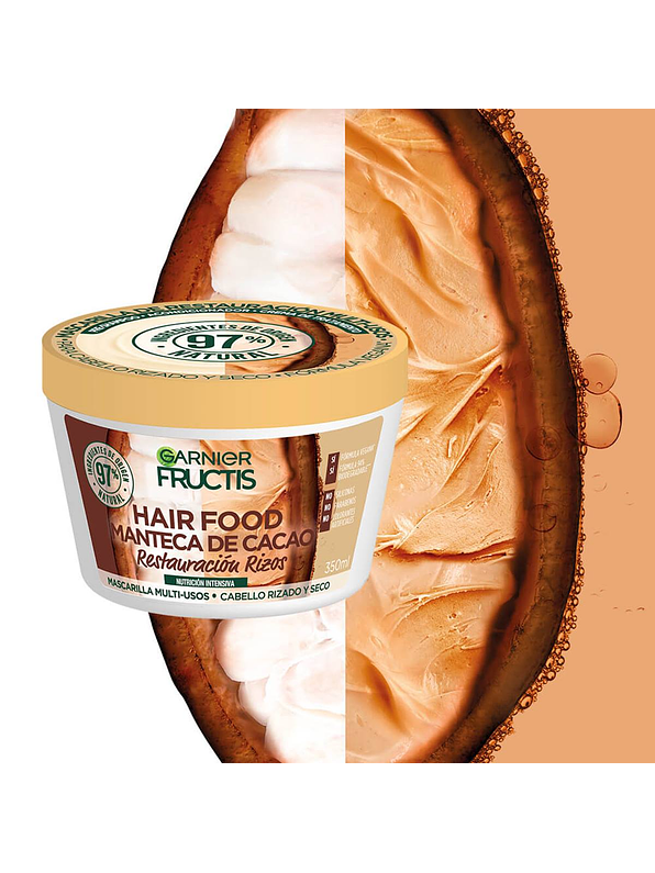 Mascarilla Capilar Fructis Hair Food Cacao 350 ml 2