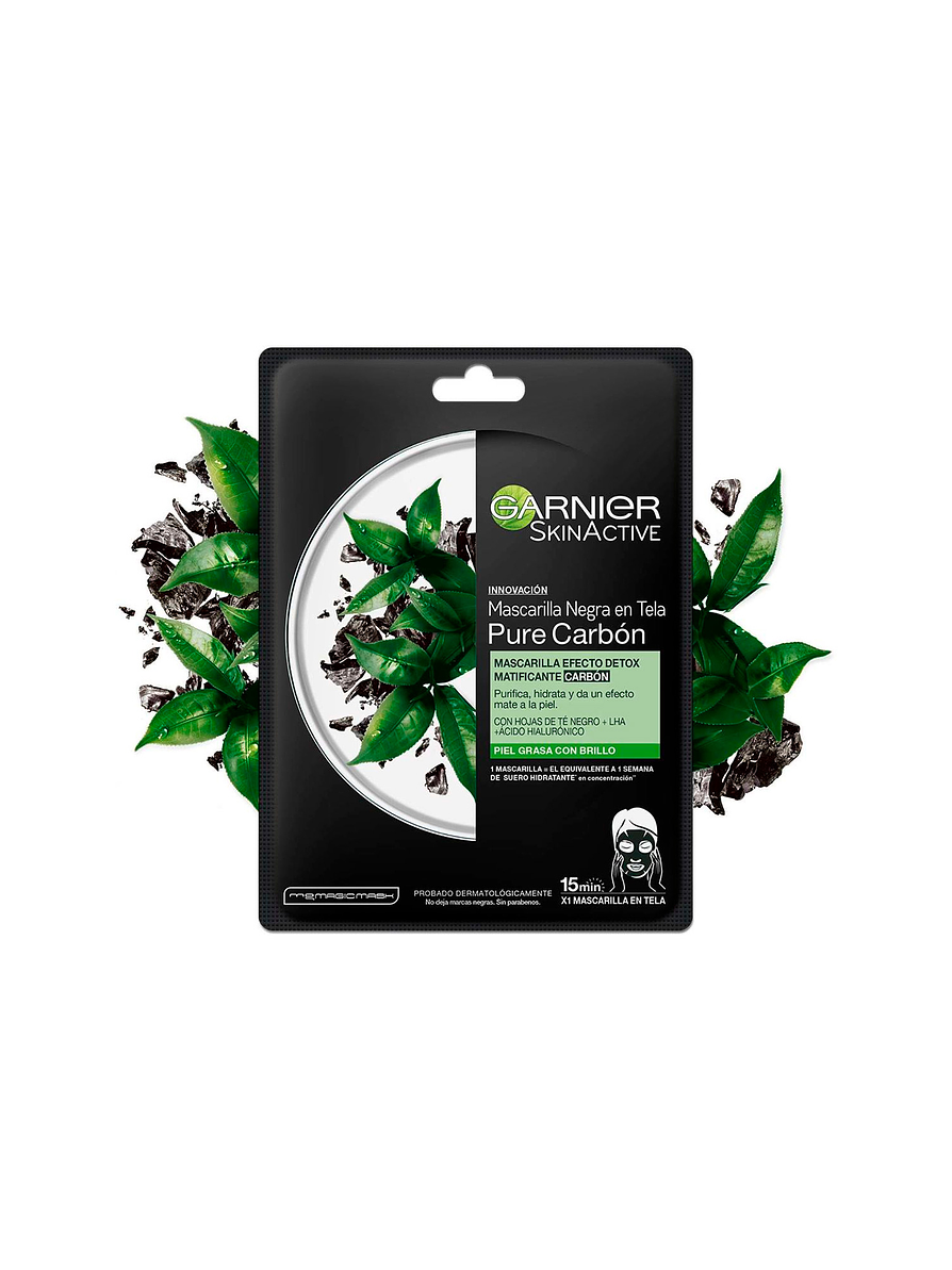 Mascarilla en tela Pure Carbon efecto Detox 1