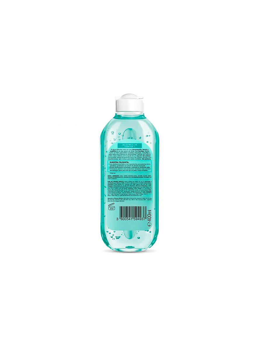 Agua Micelar Garnier Pure Active 400 ml 2