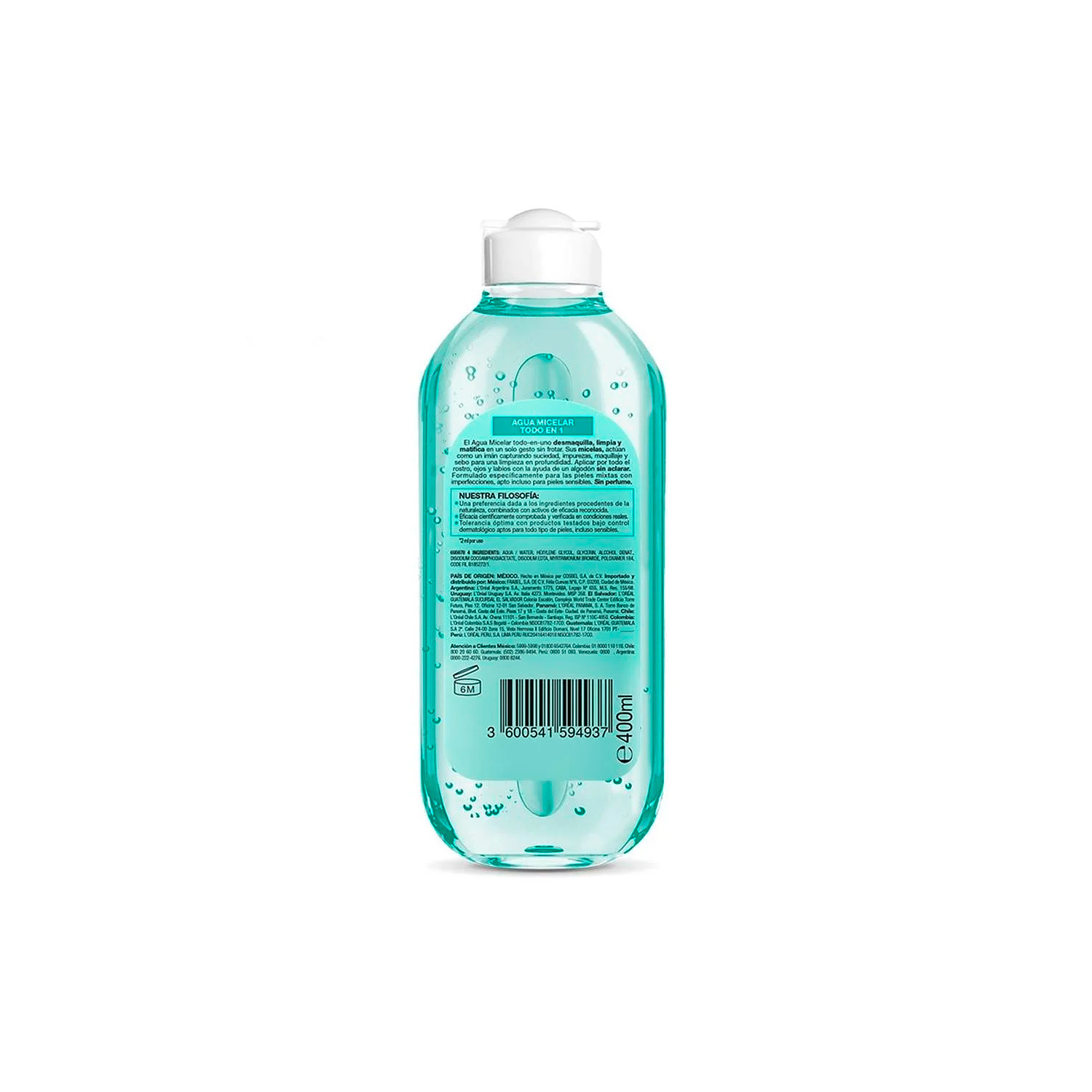 Agua Micelar Garnier Pure Active 400 ml 2