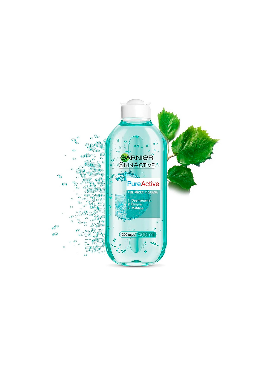 Agua Micelar Garnier Pure Active 400 ml 1