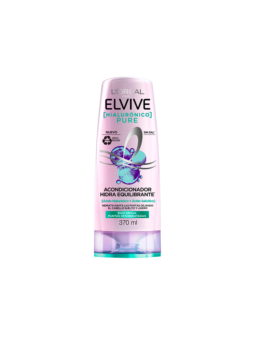 Acondicionador Elvive Hidra Equilibrante Hialuronico Pure 370 ml 1