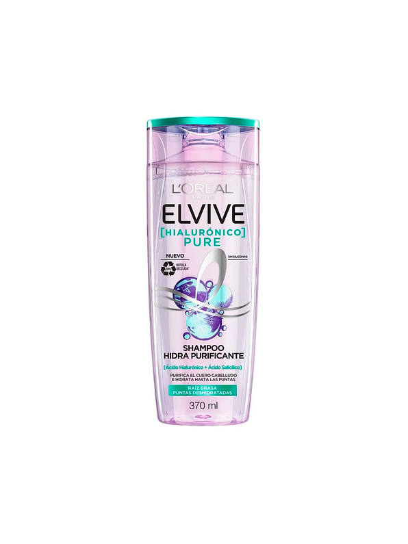 Shampoo Elvive Hialuronico Pure 370 ml 1