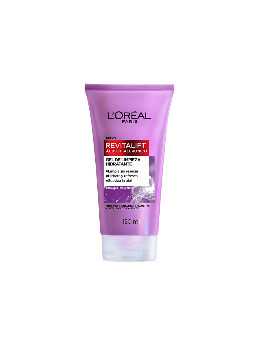Gel Limpieza L'oreal Revit ácido Hialuronico 150 ml 1
