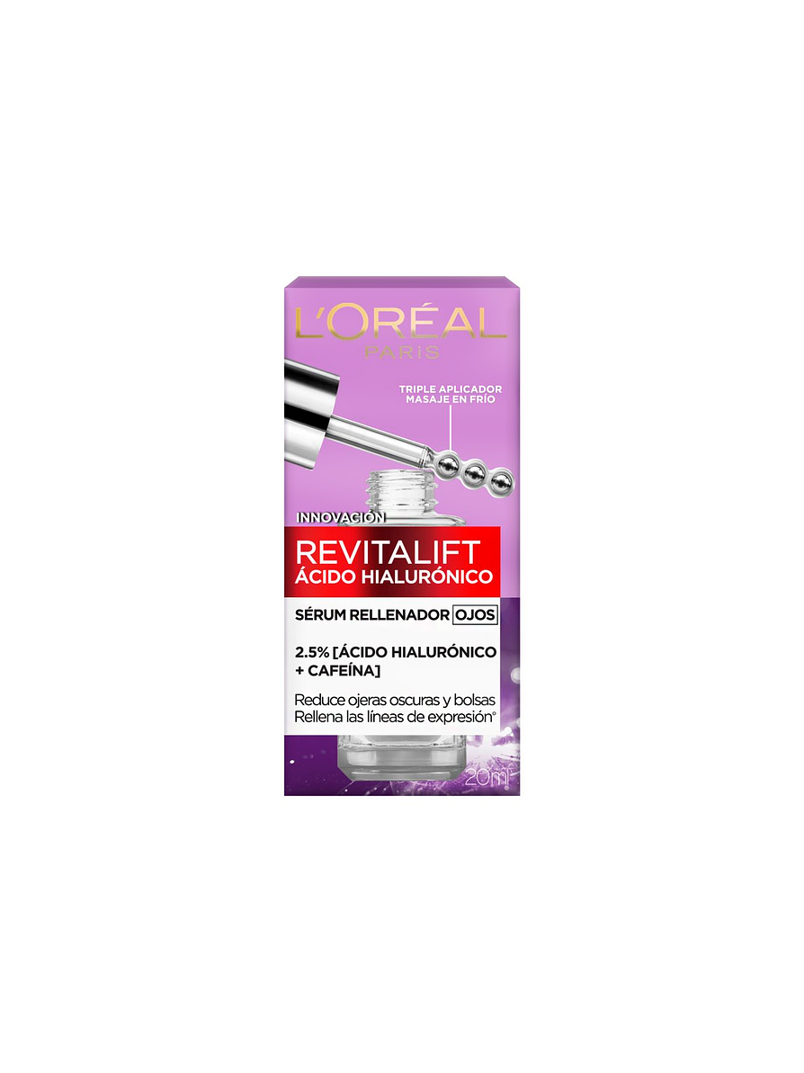 Serum Rellenador Ojos L'oreal Paris Revitalift Ácido Hialuronico 2