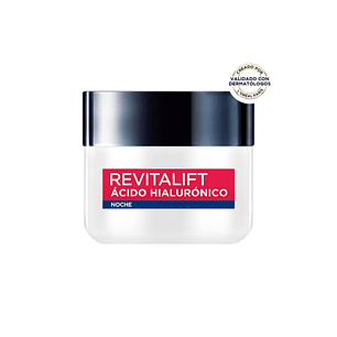 Crema Noche Hidratante Rellenador L'oréal París Revitalift Acido Hialuronico 50ml