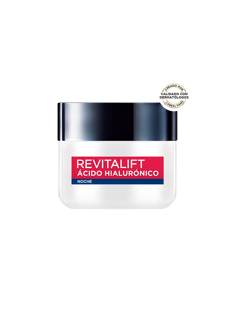 Crema Noche Hidratante Rellenador L'oréal París Revitalift Acido Hialuronico 50ml 1
