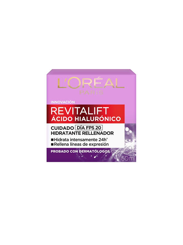 Crema Dia Hidratante Rellenador L'oréal París Revitalift Acido Hialuronico 50ml 2