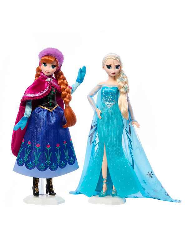 Disney Collector Muñeca de Colección Anna y Elsa Celebración 10 Aniversario 1