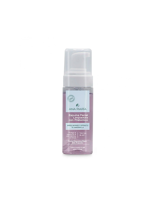 Espuma Facial Limpiadora con Prebiótico Ana María 145 ml 1