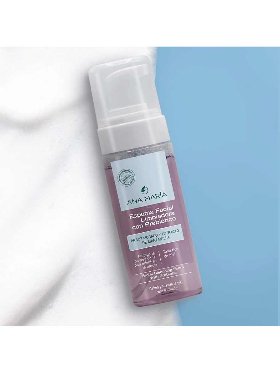 Espuma Facial Limpiadora con Prebiótico Ana María 145 ml 2