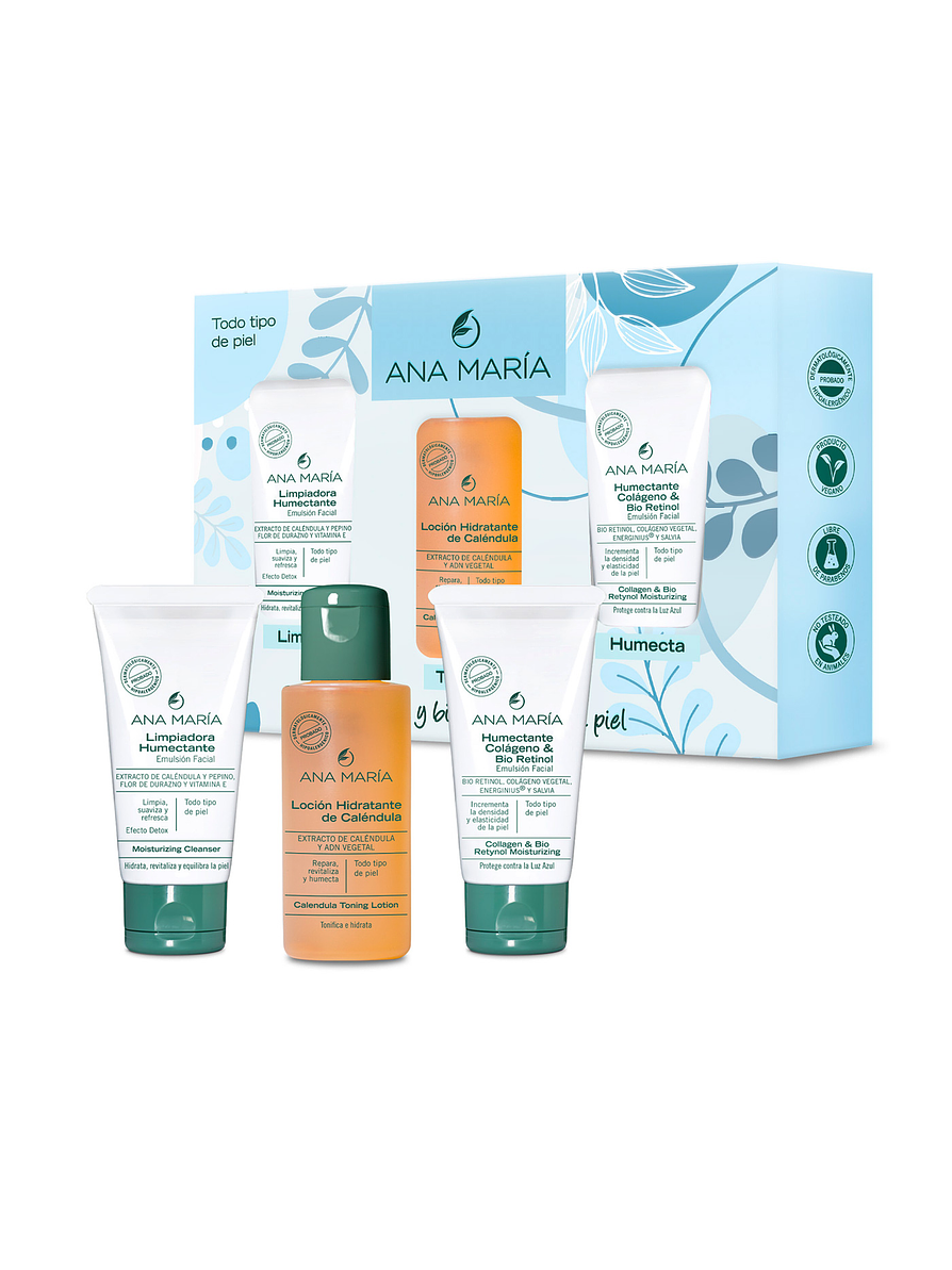 Kit Cuidado Hidratante Ana María 3