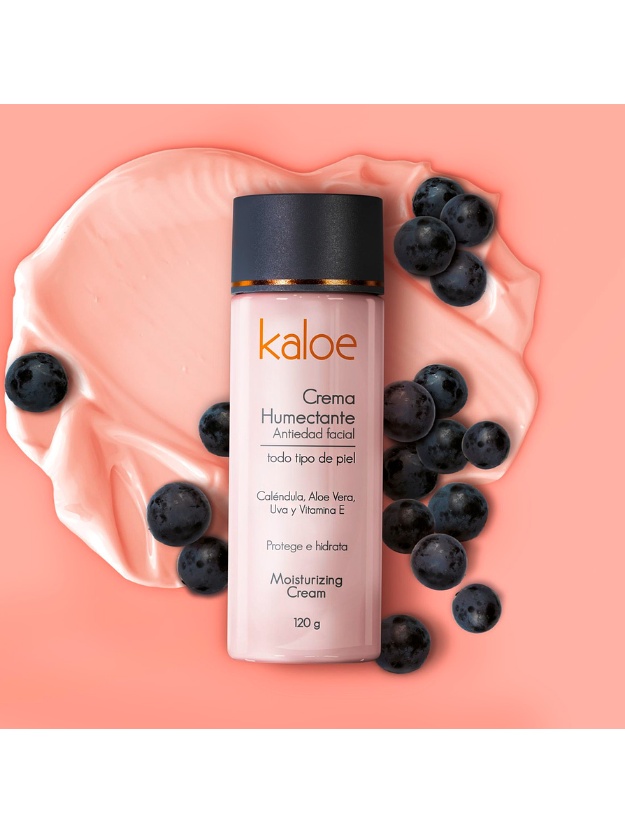 Crema Humectante Antiedad Facial Kaloe 120 gr 2