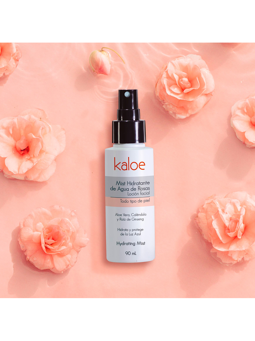 Mist Hidratante de Agua de Rosas Kaloe 90 ml 2