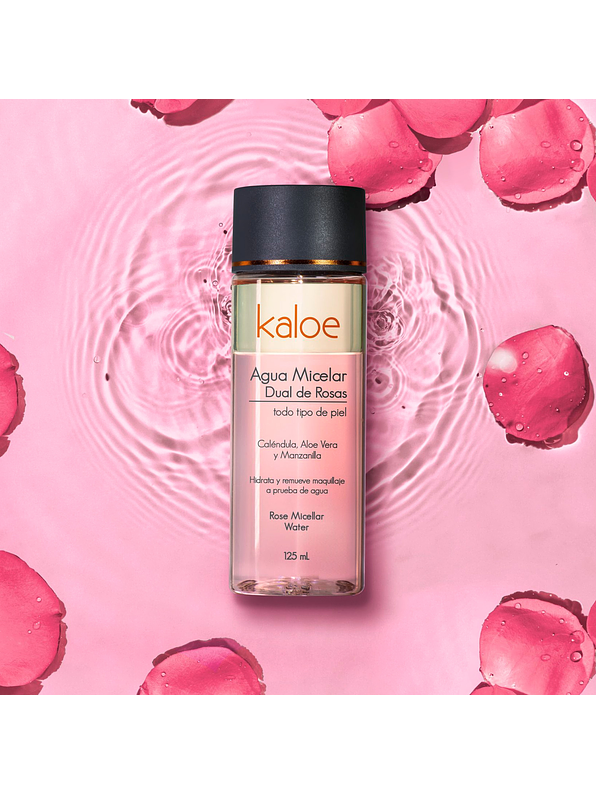 Agua Micelar Dual de Rosas Kaloe 125 ml 2