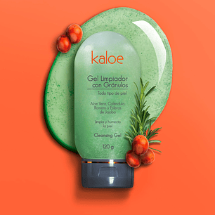 Gel Limpiador con Gránulos Kaloe 120 gr
