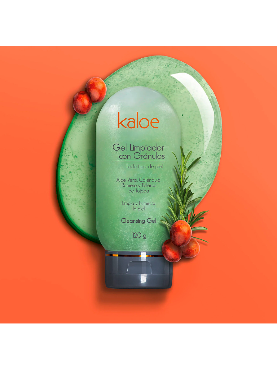 Gel Limpiador con Gránulos Kaloe 120 gr 2