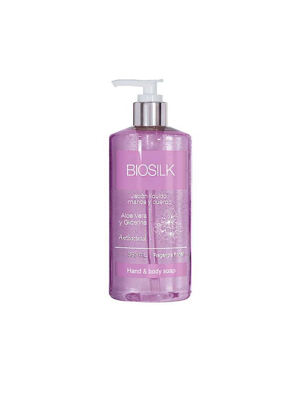 Jabón líquido manos y cuerpo Floral Biosilk 395 ml 1