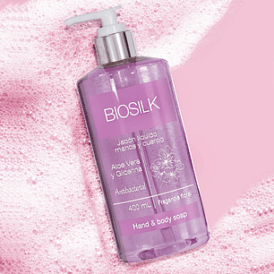 Jabón líquido manos y cuerpo Floral Biosilk 395 ml