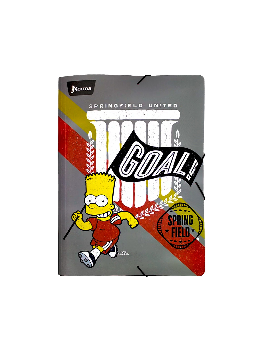 Carpeta Escolar Plastificada The Simpson 1
