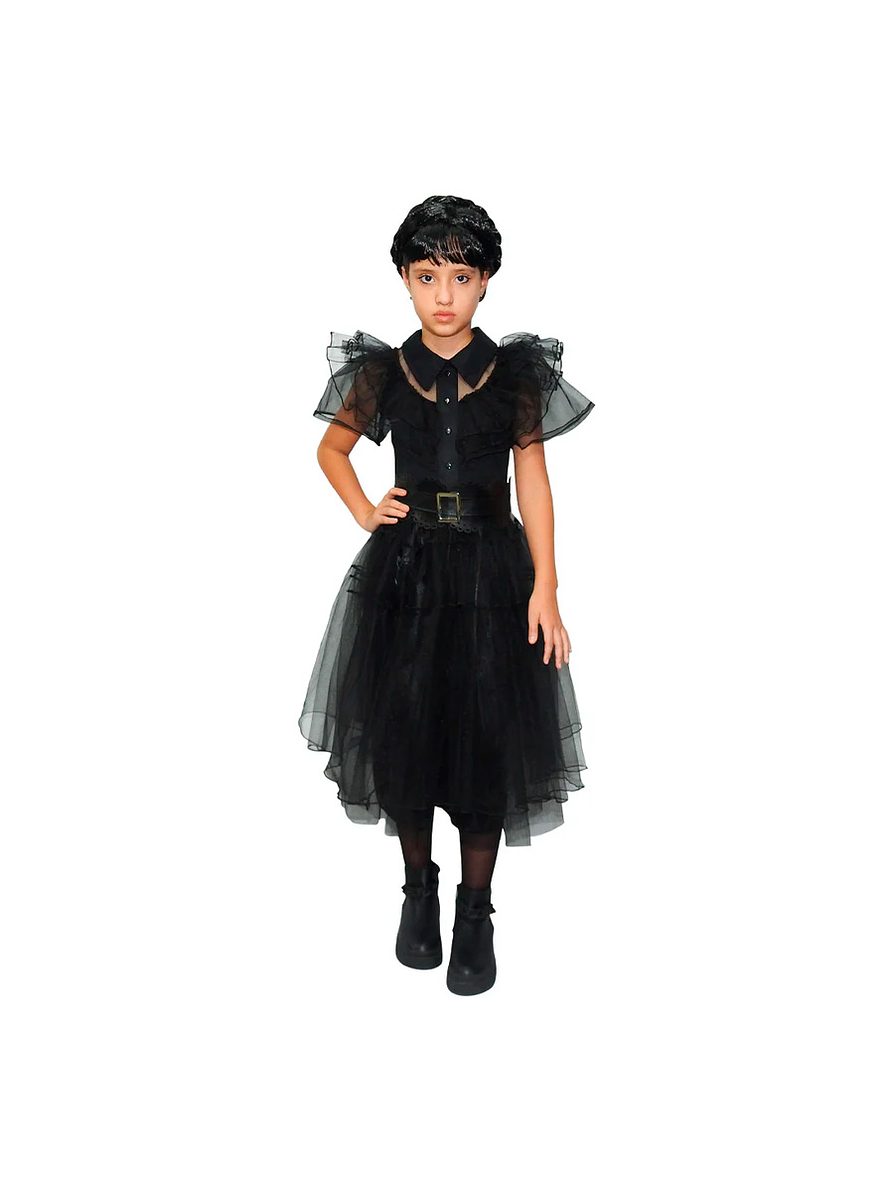 Disfraz De Merlina Fiesta  2