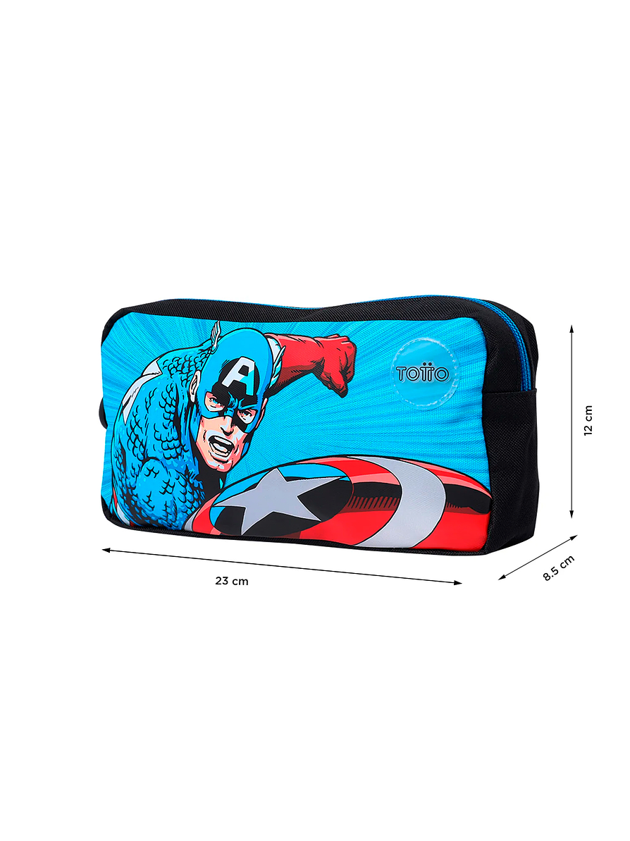 Cartuchera escolar Totto Avenger Capitán América  3
