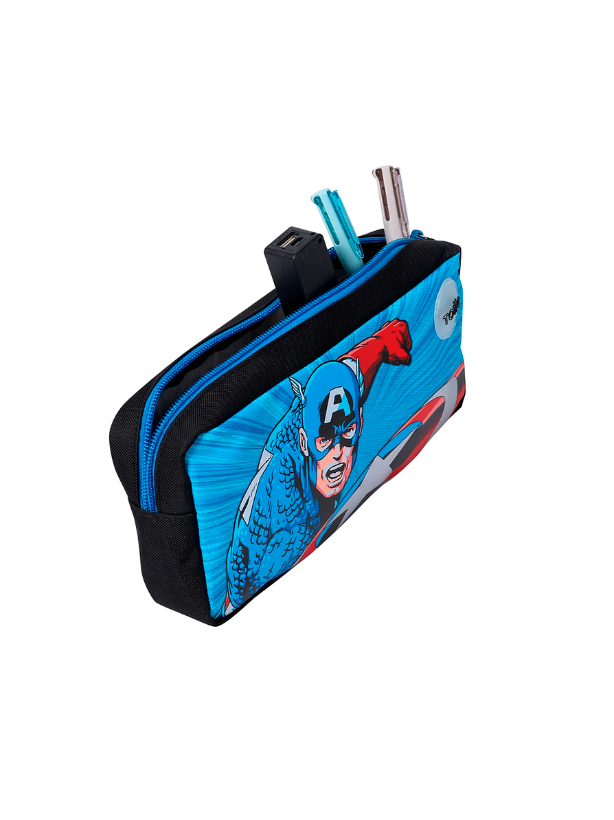 Cartuchera escolar Totto Avenger Capitán América  2