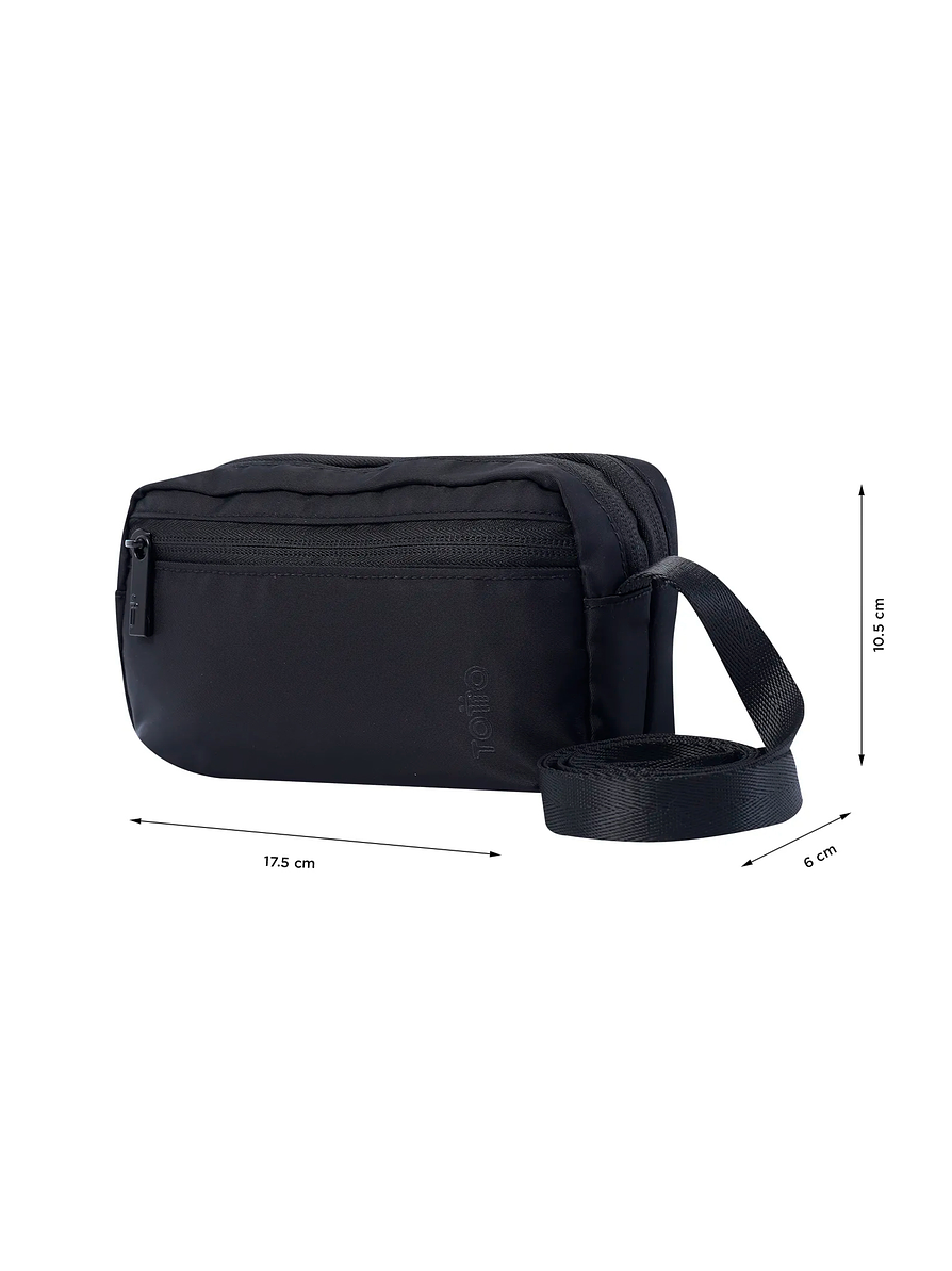 Bolso Totto Bombo Crossbody Negro 3