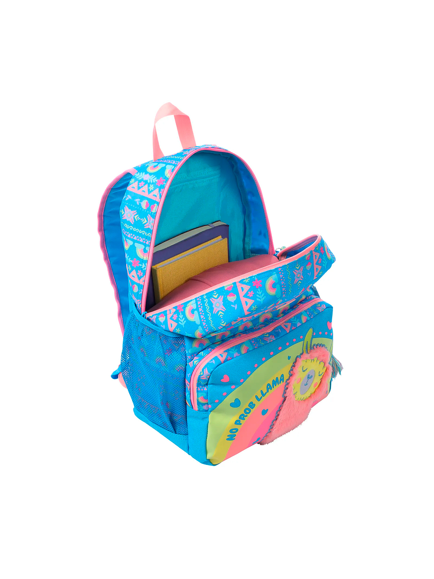 Morral Totto Llama Azul 2